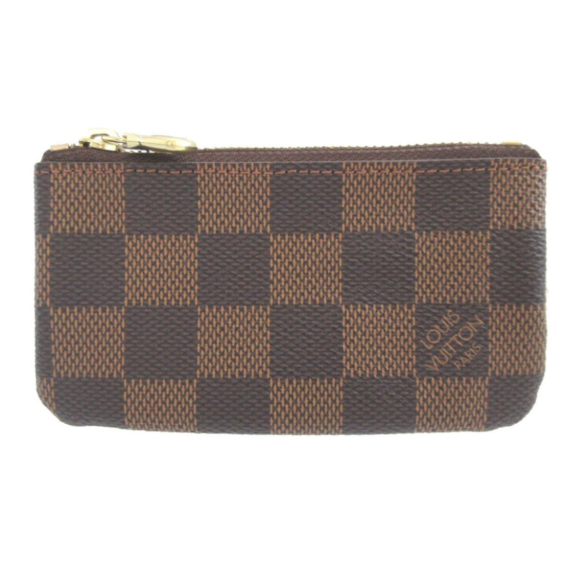 Louis Vuitton Damier Pochette Clé N62658 Brown Wallet/Coin Case 0371 LOUIS VUITTON