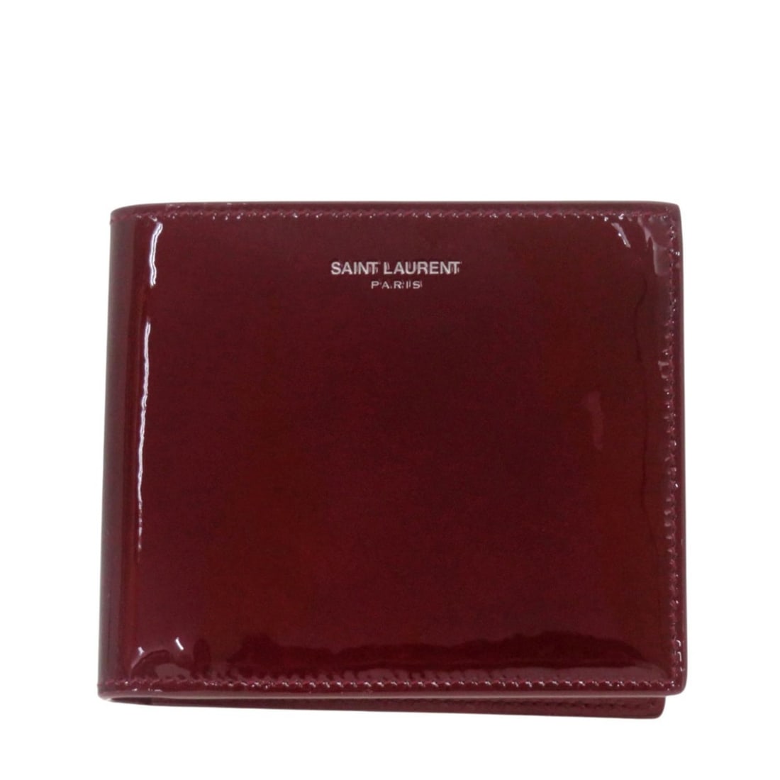 Yves Saint Laurent Saint Laurent Paris East-West Wallet 396307AAEJ16947 Patent Leather Bordeaux Red