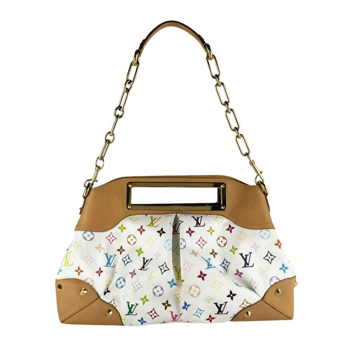 Louis Vuitton LOUIS VUITTON Shoulder Bag Monogram Multicolor Judy GM Blanc Women's M40253 z10599