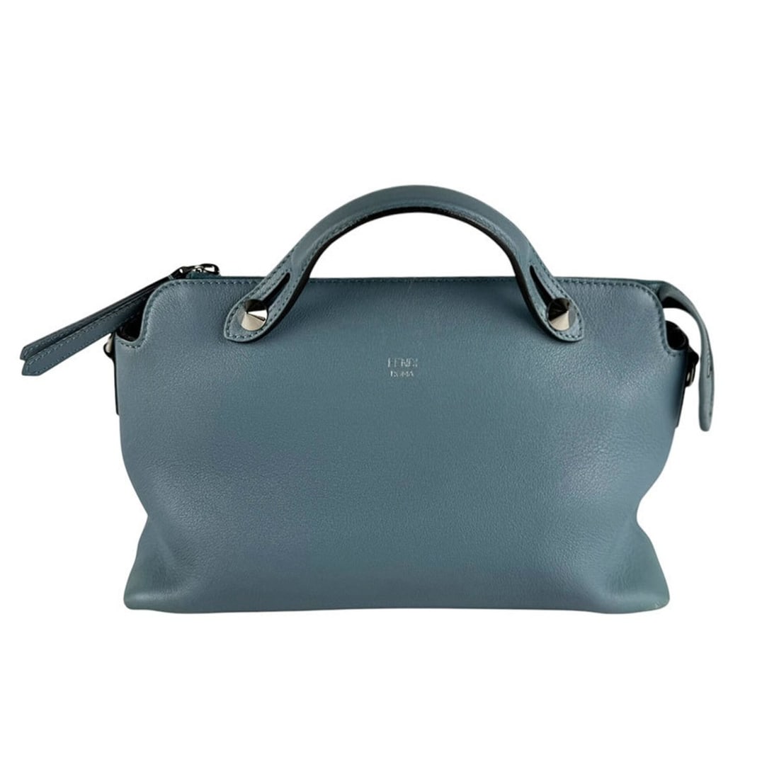 Fendi FENDI Handbag Shoulder Bag By The Way Medium Leather Green Blue Women's 8BL124-1D5 z10623
