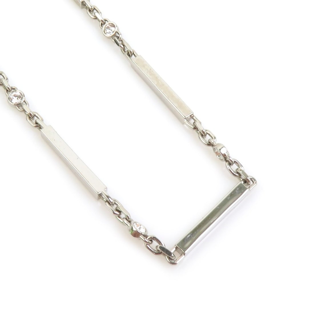 Yves Saint Laurent Saint Laurent SAINT LAURENT Necklace, Metal, Silver, Women's, h32409j