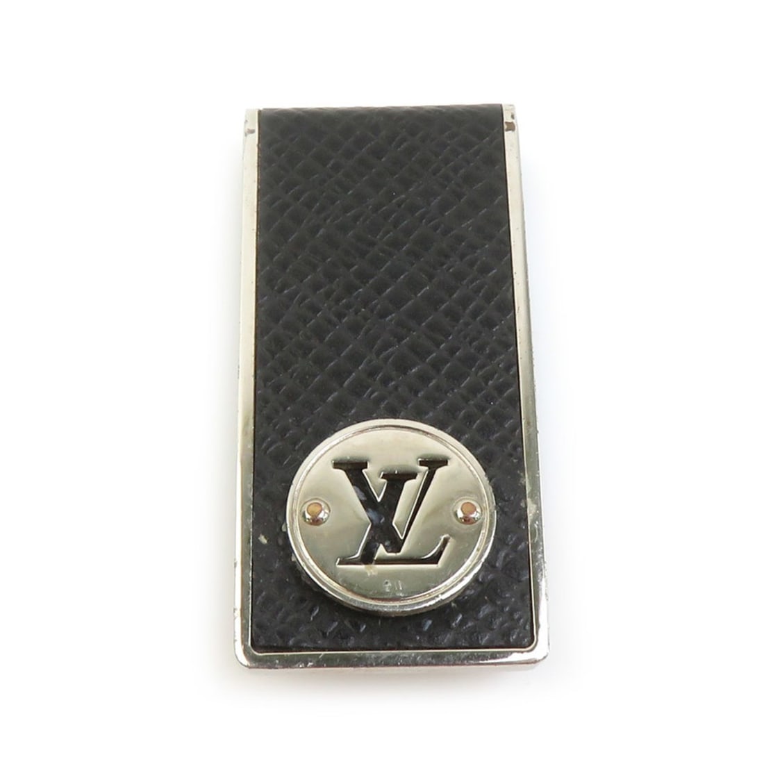 Louis Vuitton LOUIS VUITTON Money Clip Pince à Billet Neo LV Club Metal Black Silver Men's M63069