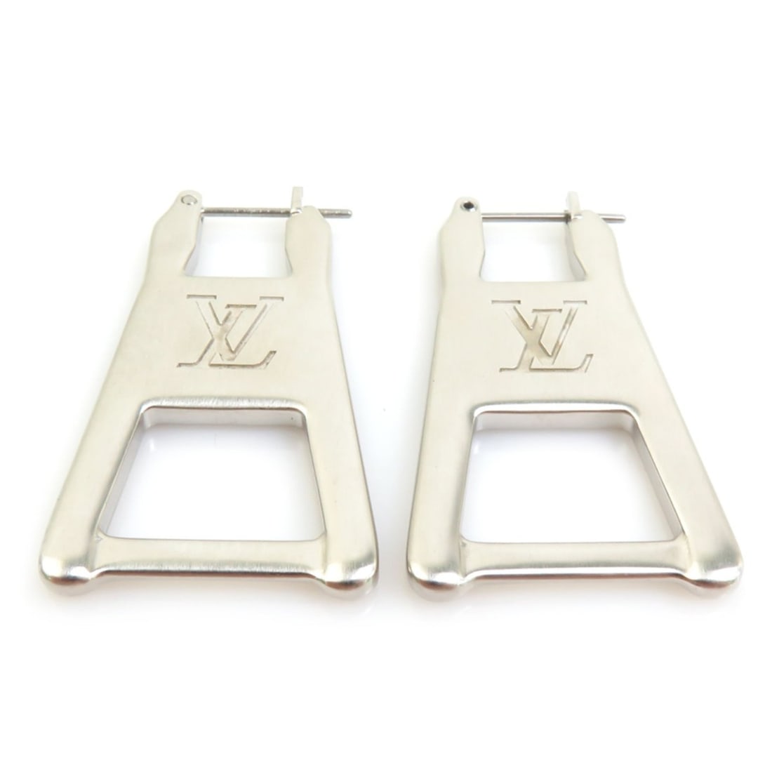 Louis Vuitton LOUIS VUITTON Earrings Boucles d'Oreilles LV Zip Metal Silver Women's MP3016 h32404a: --- Catalog ---Category: SizeSize (HxWxD): 35.00mm x 21.00mm / 1.38'' x 0.83''Category: DesignType: Drop earringsColor: SilverGender: WomenMaterial: MetalCategory: GeneralMPN: MP3016Brand: Louis Vuitt