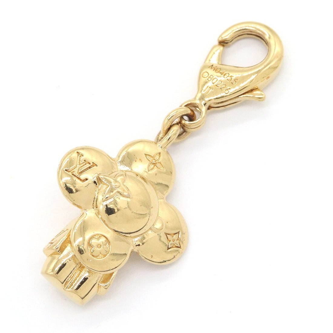Louis Vuitton Charm LV Mini Vivienne Dore M04055 Gold Metal Hook Small Handbag Bracelet Necklace (1 of 11)