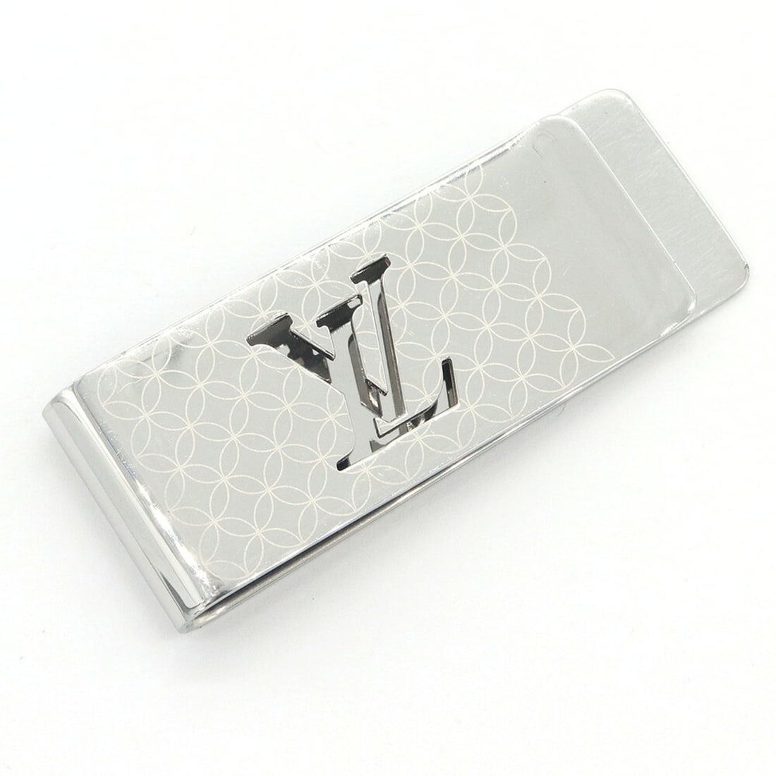 Louis Vuitton Money Clip Bill Champs-Élysées M65041 Silver Steel Wallet Men's LOUIS VUITTON: --- Catalog ---Category: SizeSize (HxWxD): 6.5cm x 2.4cm / 2.55'' x 0.94''Category: DesignType: Money clipColor: SilverGender: MenMaterial: Stainless steel Category: GeneralMPN: M65041Brand: Louis Vui