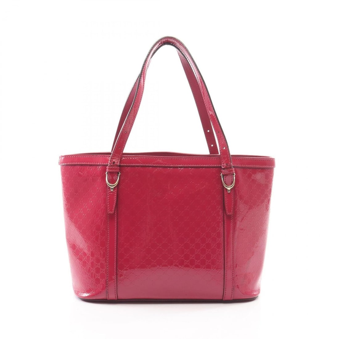 Gucci Nice Microguccissima Handbag, Patent Leather, Women's, Pink, 336776