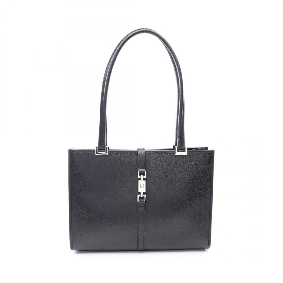 Gucci Jackie Tote Bag Handbag Leather Women's Black 002?1073