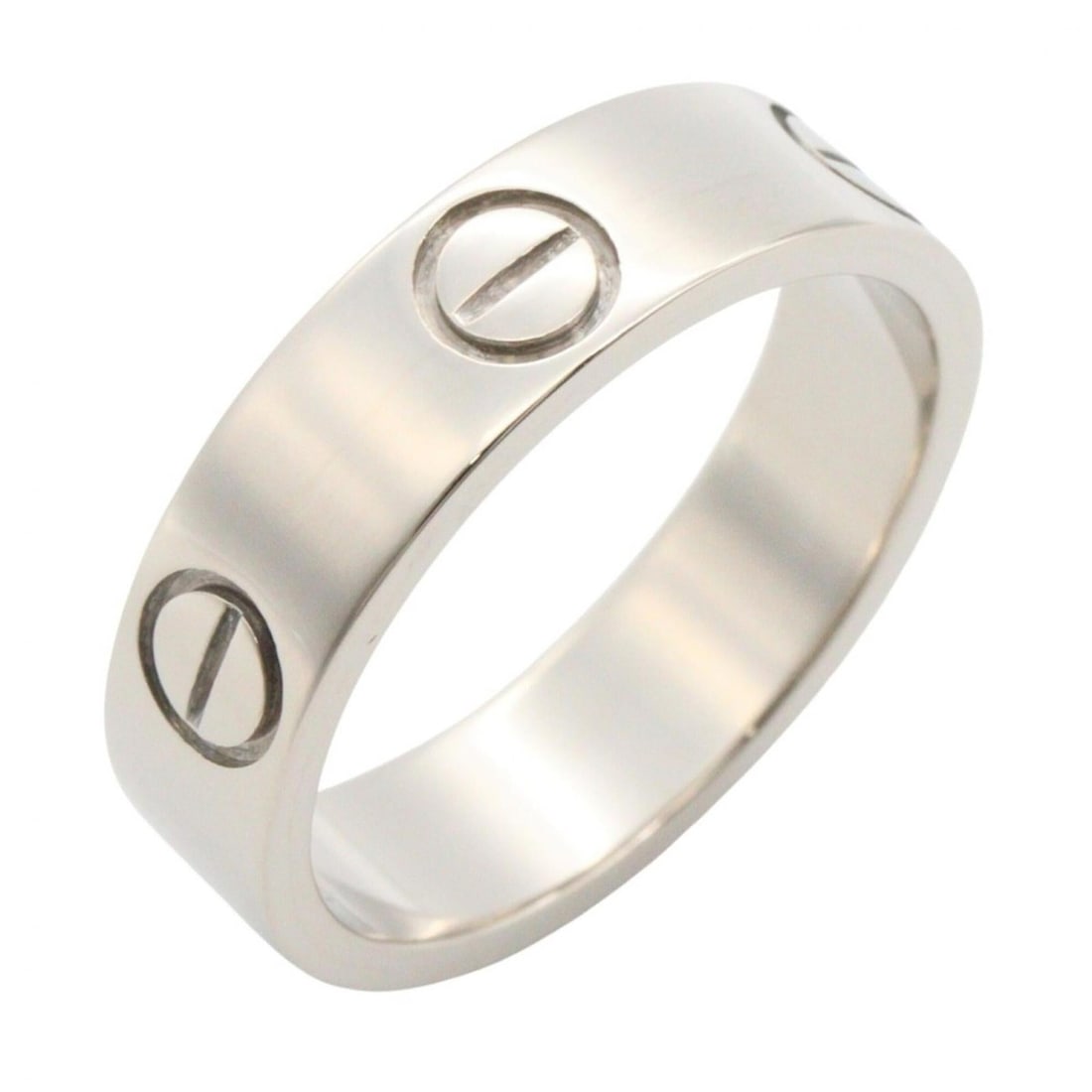 Cartier Love Ring, 18K White Gold (18KWG), Silver Tone, B4084700 (Men's/Women's) (1 of 10)