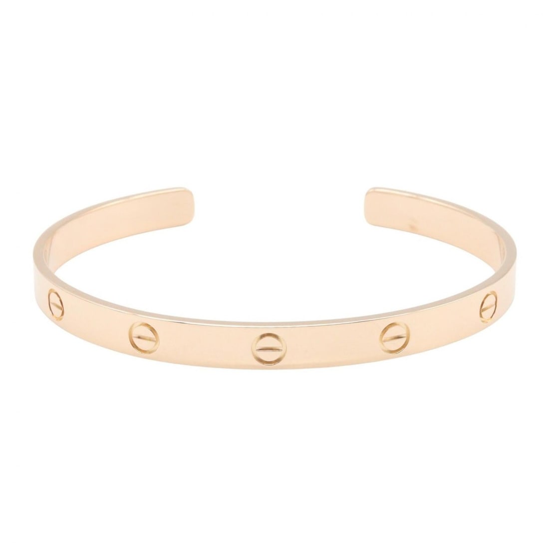 Cartier Open Love Bracelet, 18K Pink Gold (PG), Men's and Women's, Tone (1 of 12)