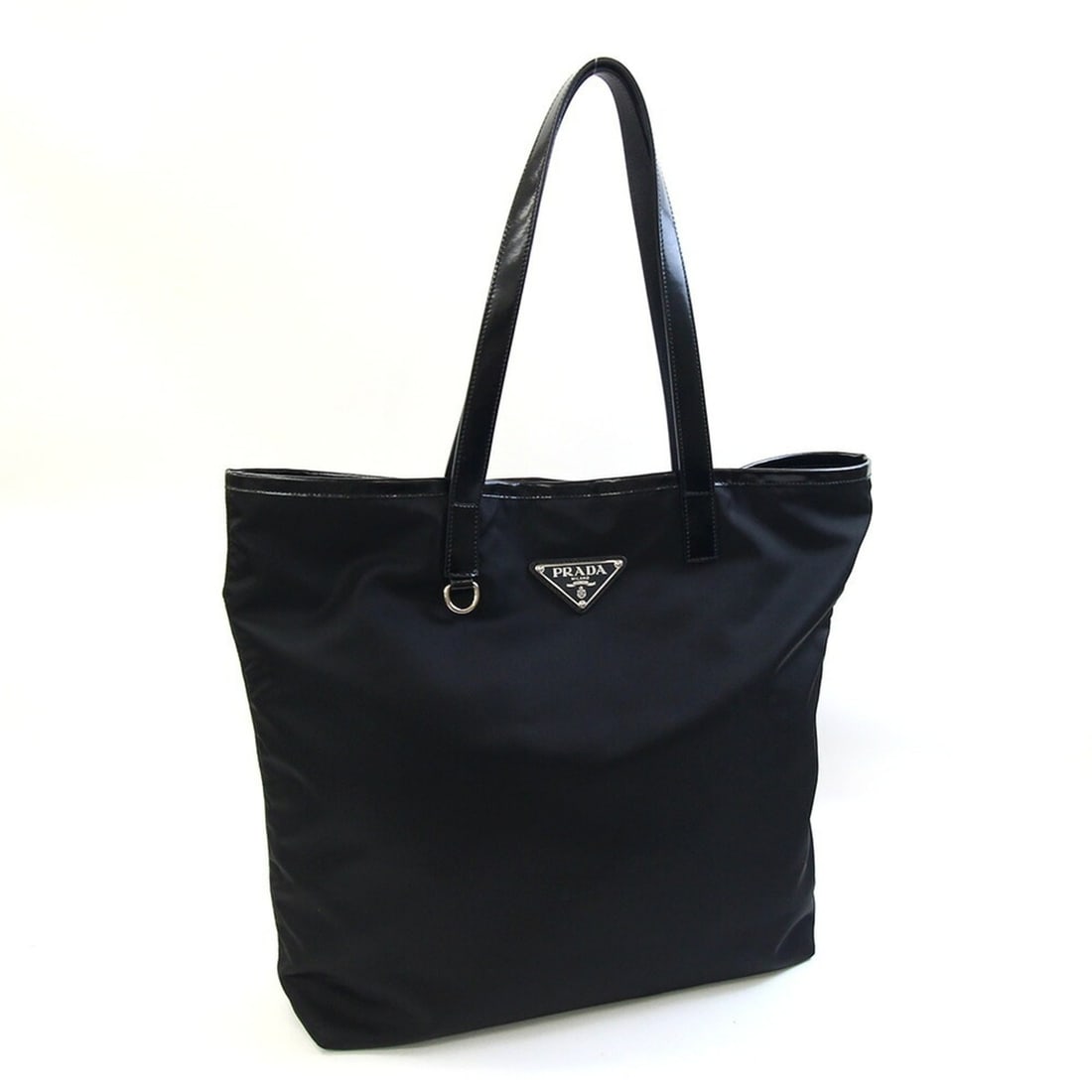 Prada Tote Bag BR4371 Black Nylon Leather Shoulder Large Men's Women's PRADA (1 of 14)