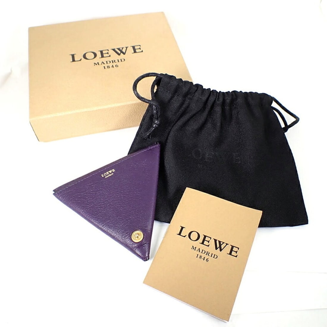 LOEWE Triangle Coin Case - 6