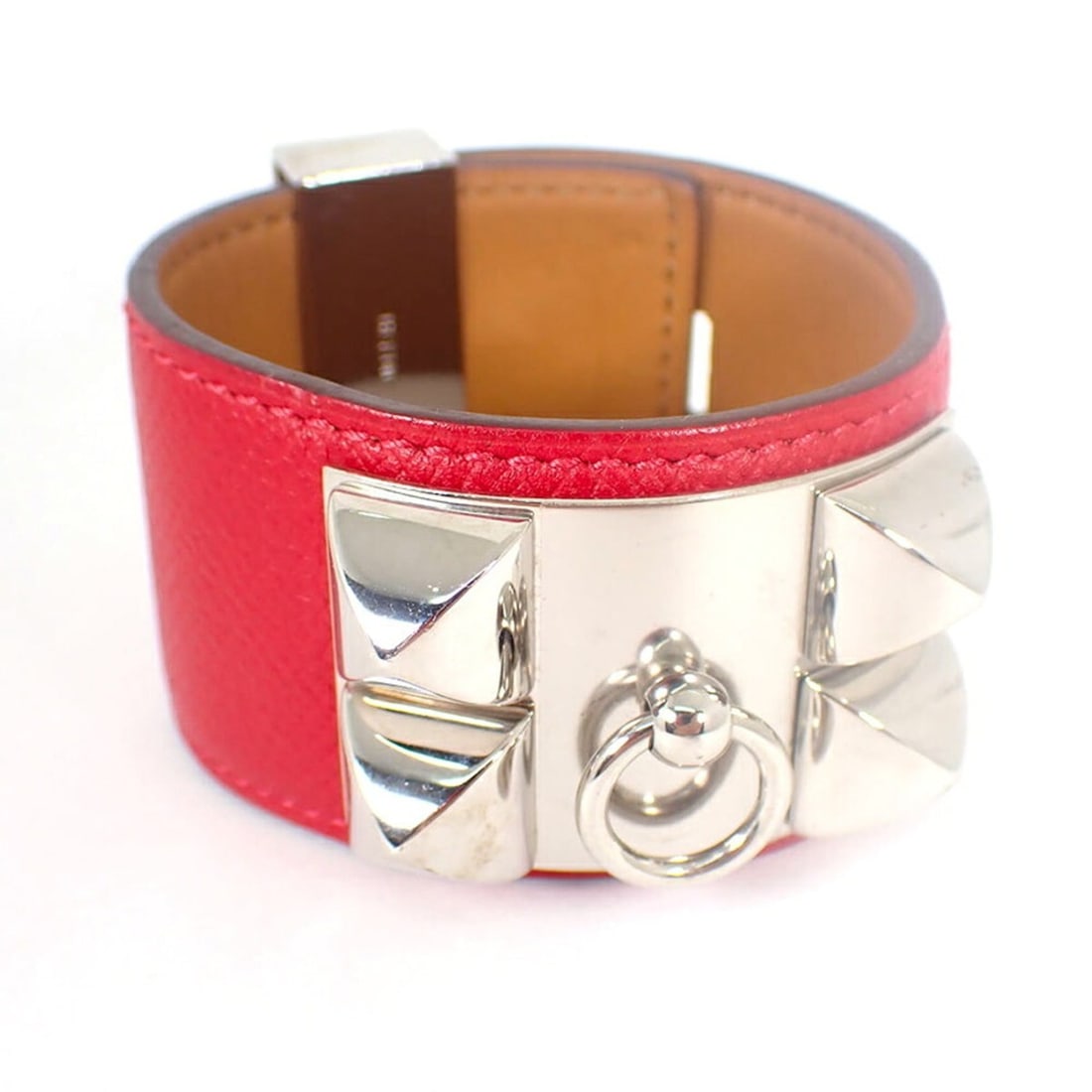 HERMES Collier de Chien Leather Bangle - 3