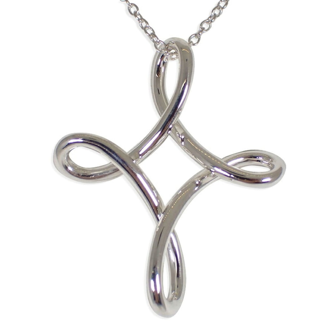 TIFFANY & Co. 925 Cross Infinity Pendant