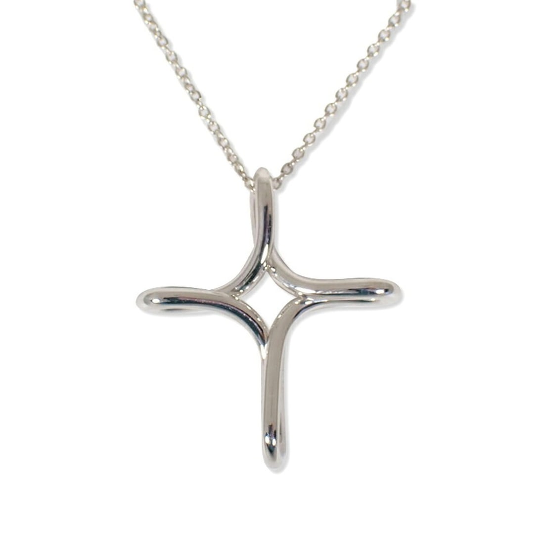 TIFFANY & Co. 925 Cross Infinity Pendant
