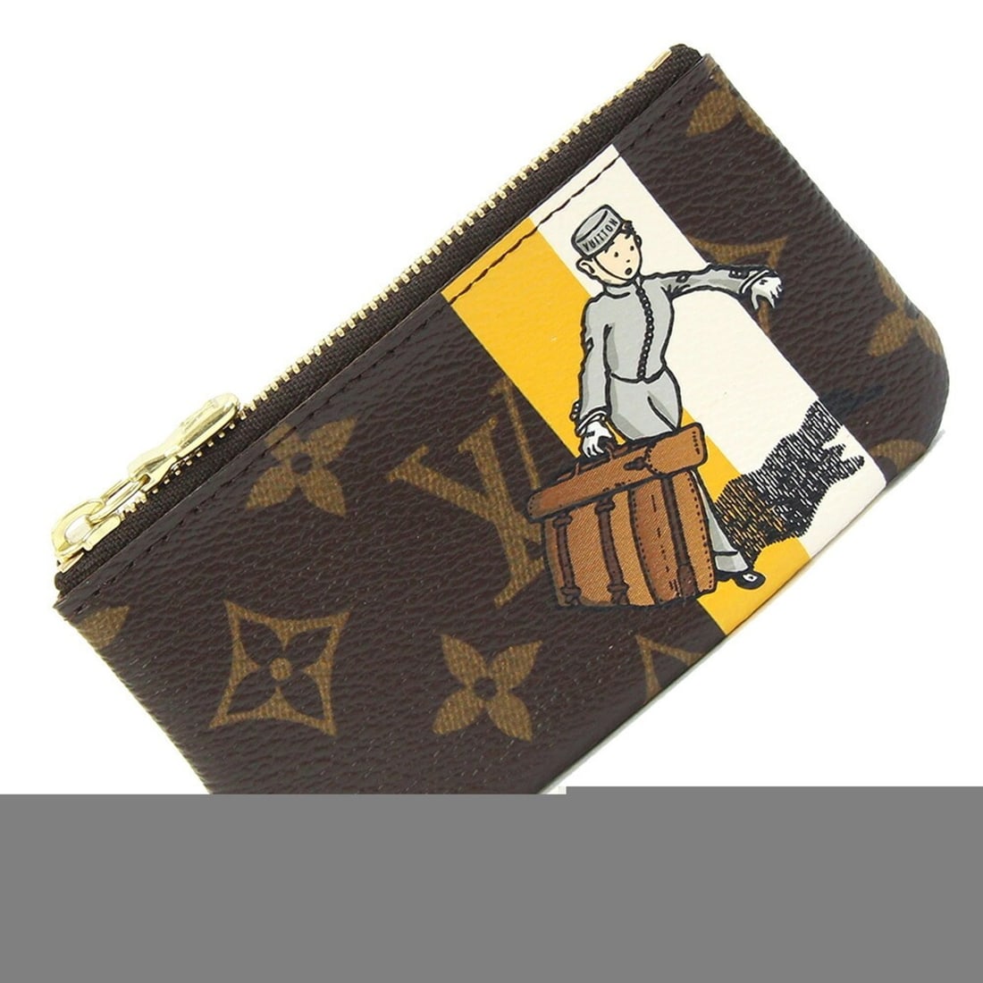 Louis Vuitton Monogram Groom Pochette Clé M60033 Jaune Coin Purse for Women and Men with Key Hook: --- Catalog ---Category: SizeSize (HxWxD): 12cm x 6.5cm / 4.72'' x 2.55''Category: DesignType: Coin purse/coin caseColor: Jaune, MonogramGender: Men,WomenMaterial: Monogram Groom Category: GeneralMPN: