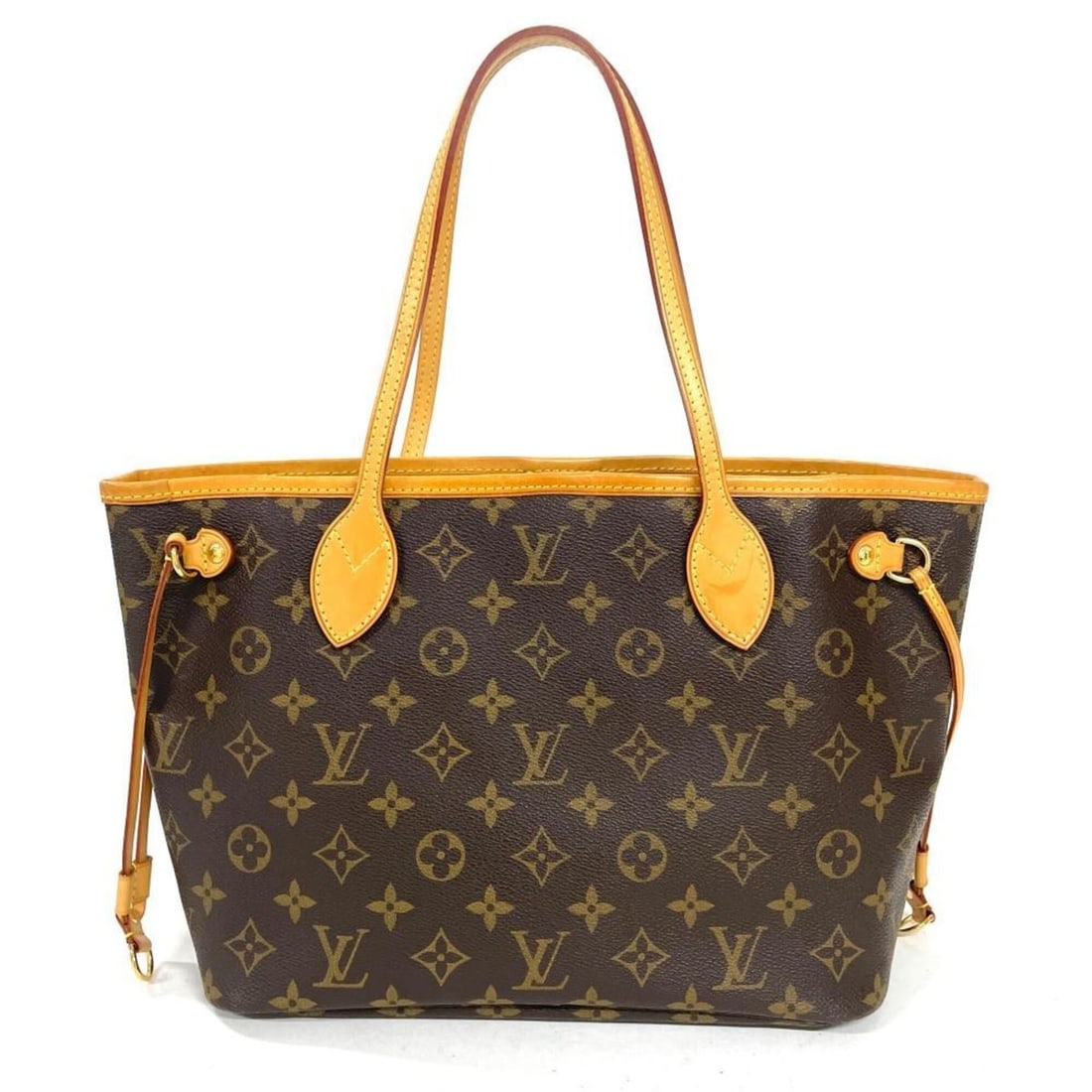 Louis Vuitton Neverfull PM Tote Bag, Monogram Canvas, M40155, Brown