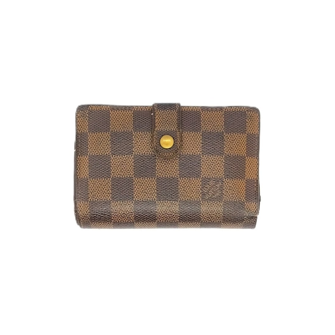 Louis Vuitton Portemonnaie Viennois (with coin purse) Bi-fold wallet, Damier Ebene, N61664 Brown,