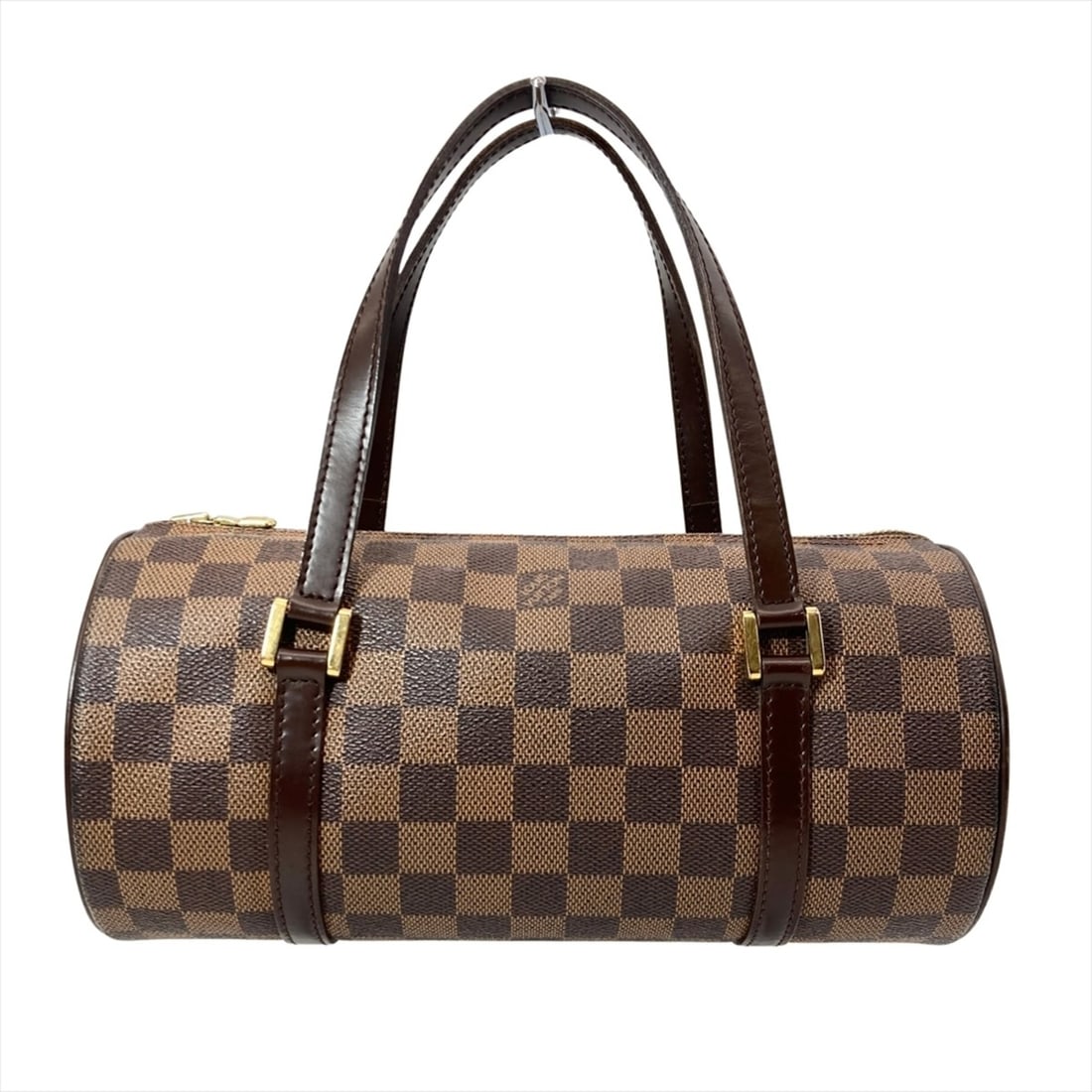 Louis Vuitton Papillon 26 Shoulder Bag, Damier Ebene, N51304, Brown with Gold Hardware, DU0074,