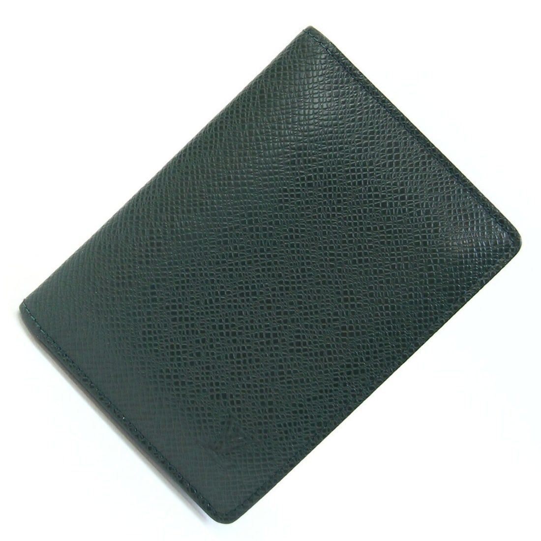 Louis Vuitton Taiga Porte 2 Cartes Vertical Pass Case M30494 Epicea Green Men's Business Card