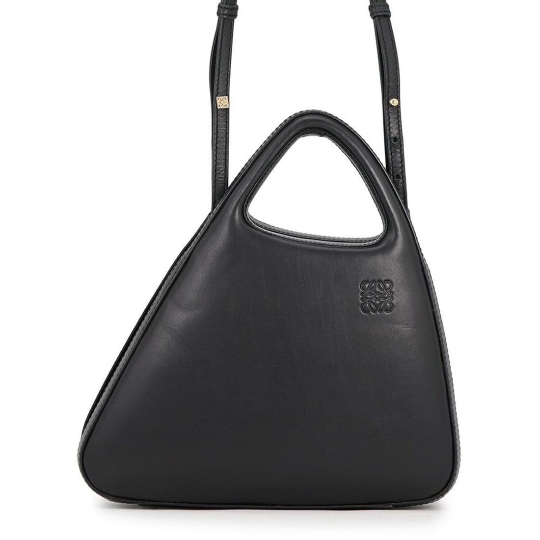 Loewe Architect A Handbag, Soft Natural Calfskin, LOEWE 2-way Shoulder Bag, Black.: --- Catalog ---Category: SizeWeight: 960g / 2.11lb.Size (HxWxD): 19cm x 24cm x 10cm / 7.48'' x 9.44'' x 3.93''Strap Length: 108.5cm - 116cm / 42.71'' - 45.66''Category: DesignType: Handbag, Shoulder b