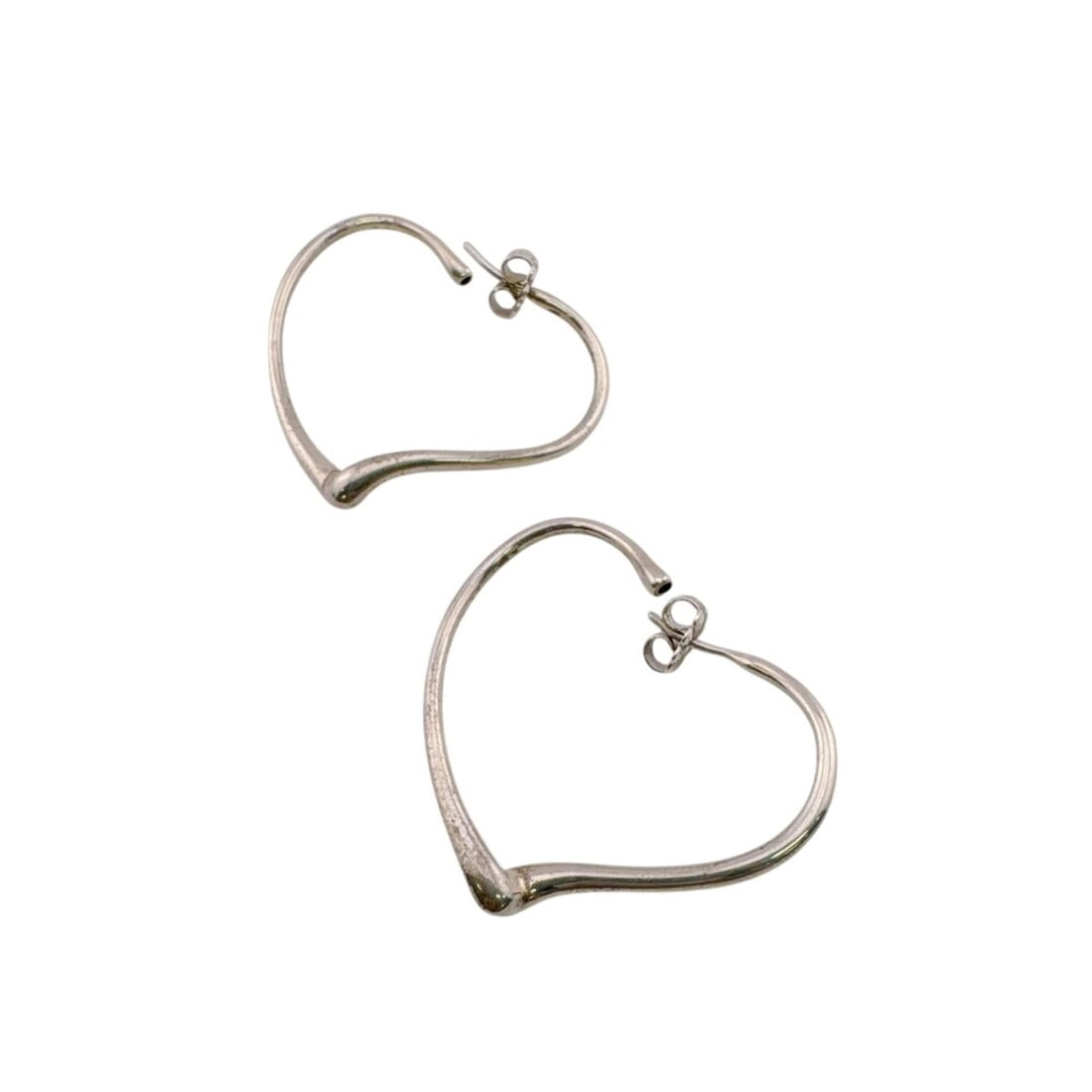TIFFANY&Co. Tiffany Open Heart Earrings, Silver