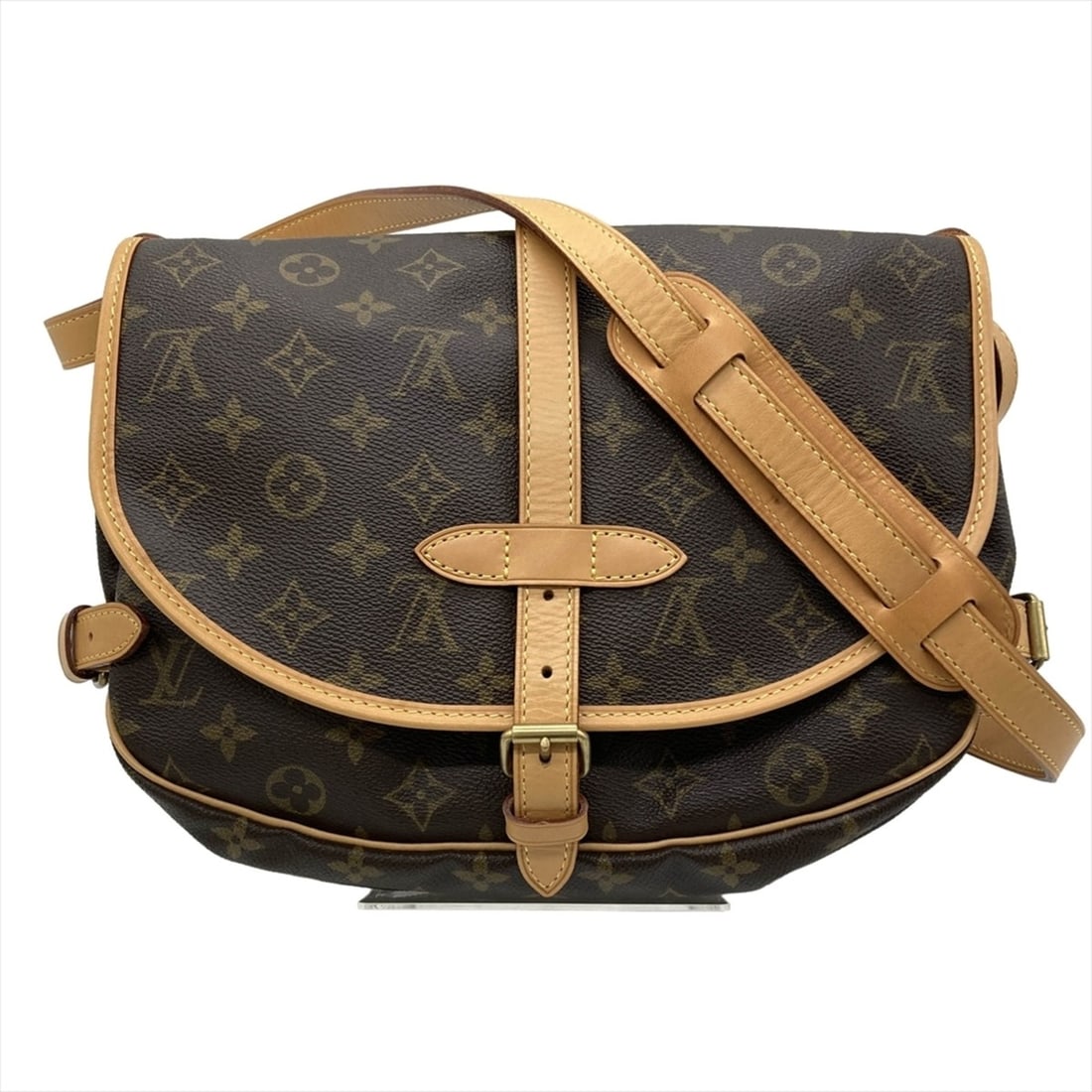 Louis Vuitton Saumur 30 Shoulder Bag, Monogram Canvas, M42256, Brown, Gold Hardware, AR0960: --- Catalog ---Category: SizeSize (HxWxD): 22cm x 28cm x 10cm / 8.66'' x 11.02'' x 3.93''Category: DesignType: Shoulder bagColor: BrownGender: WomenMaterial: Monogram , Canvas Hardware Color: GoldCate
