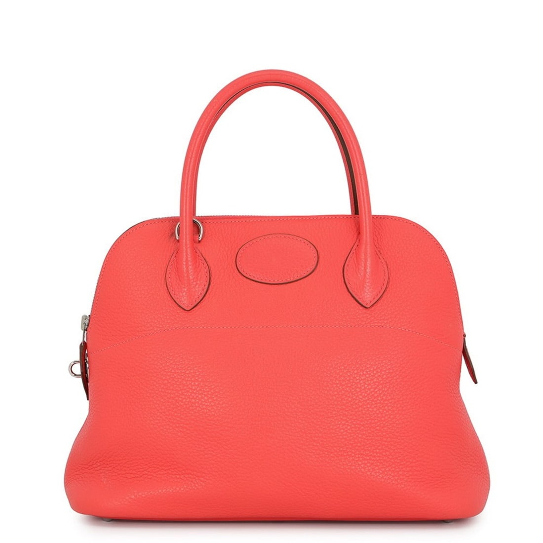 Hermes Bolide 31 Handbag, Rose Jaipur, Taurillon Clemence Leather, ?R Stamp, 2-way Shoulder Bag, (1 of 19)
