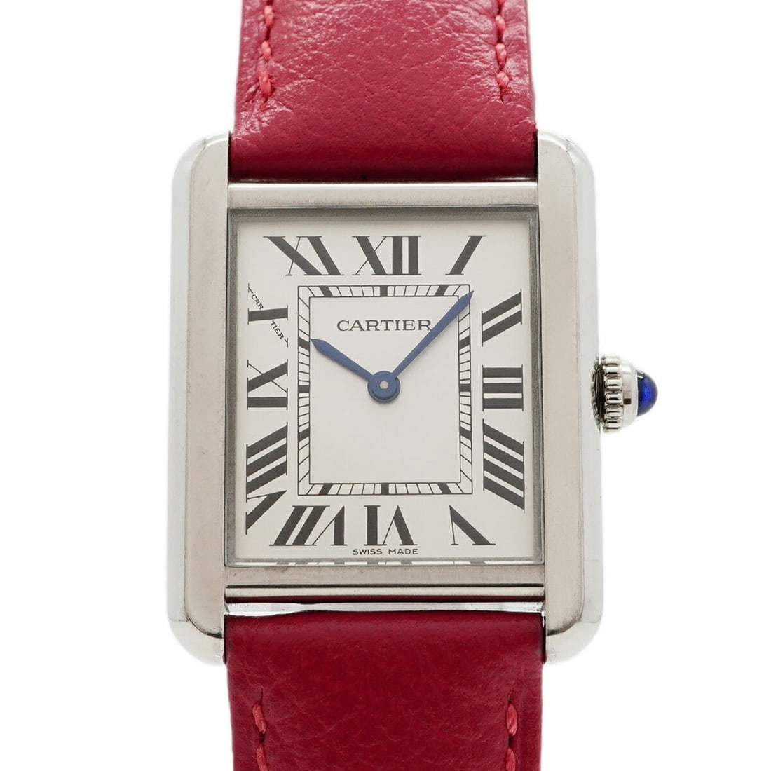 Cartier Tank Solo SM WSTA0030 Silver Dial Women's Watch