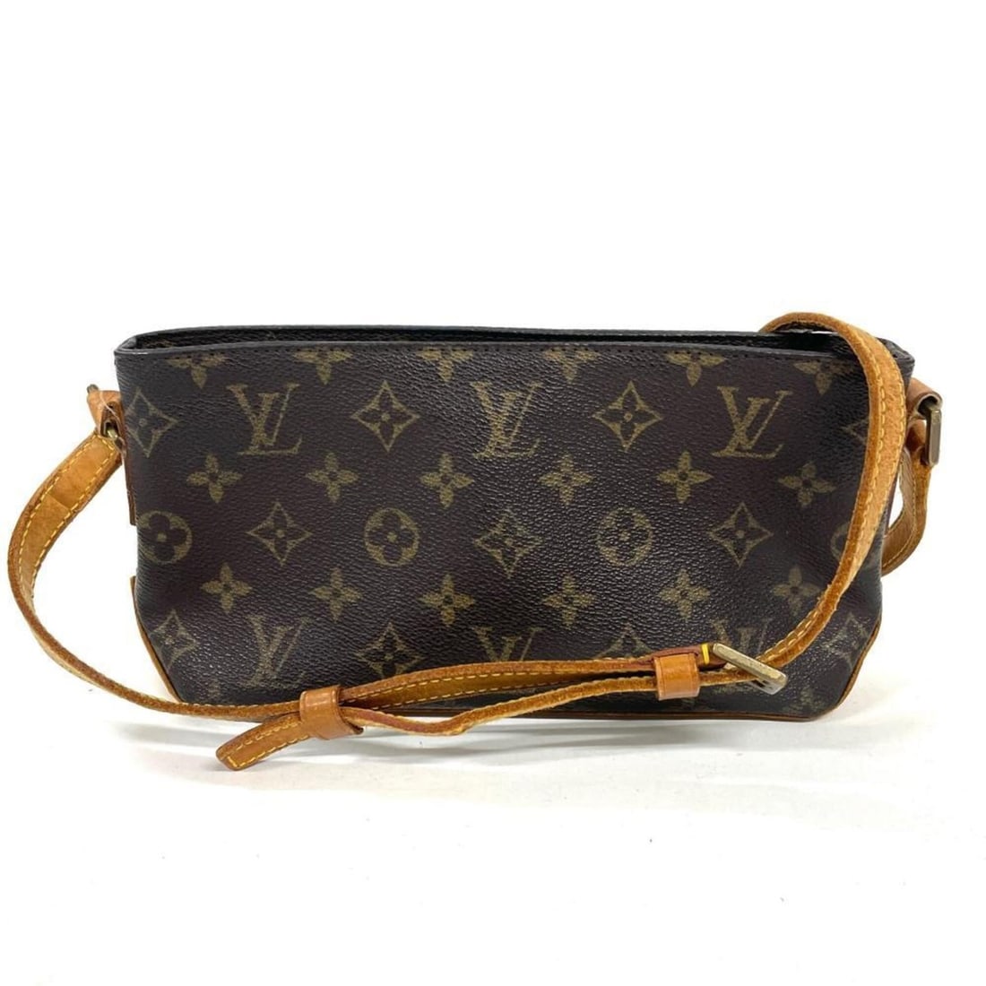 Louis Vuitton Trotteur Shoulder Bag, Monogram Canvas, M51240, Brown, Gold Hardware (1 of 20)