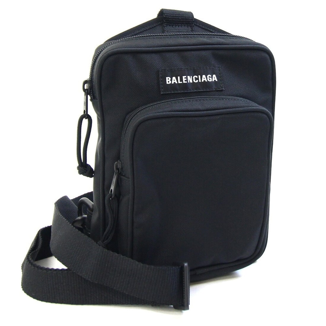 Balenciaga Explorer Crossbody Bag, Black Nylon, 620260, Mini, Men's & Women's, BALENCIAGA