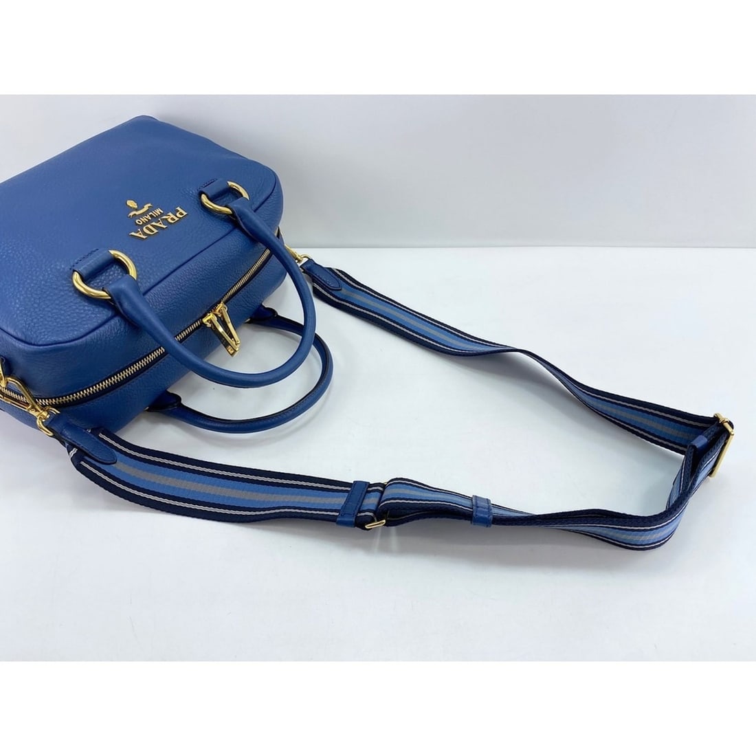Prada shoulder bag, blue - 10
