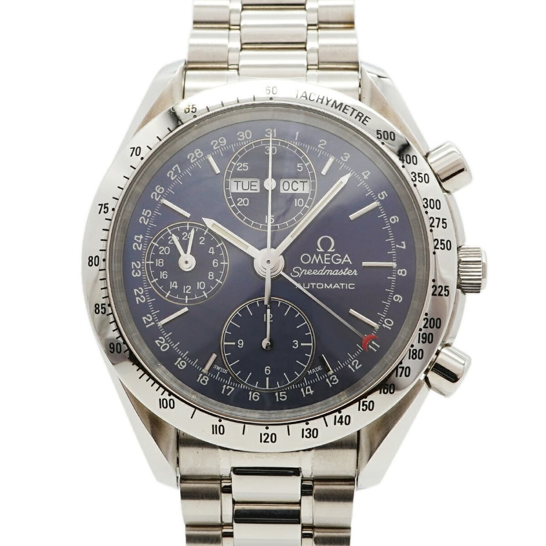 Omega Speedmaster Triple Calendar 3521.80 Blue Dial Men's Watch (1 of 12)