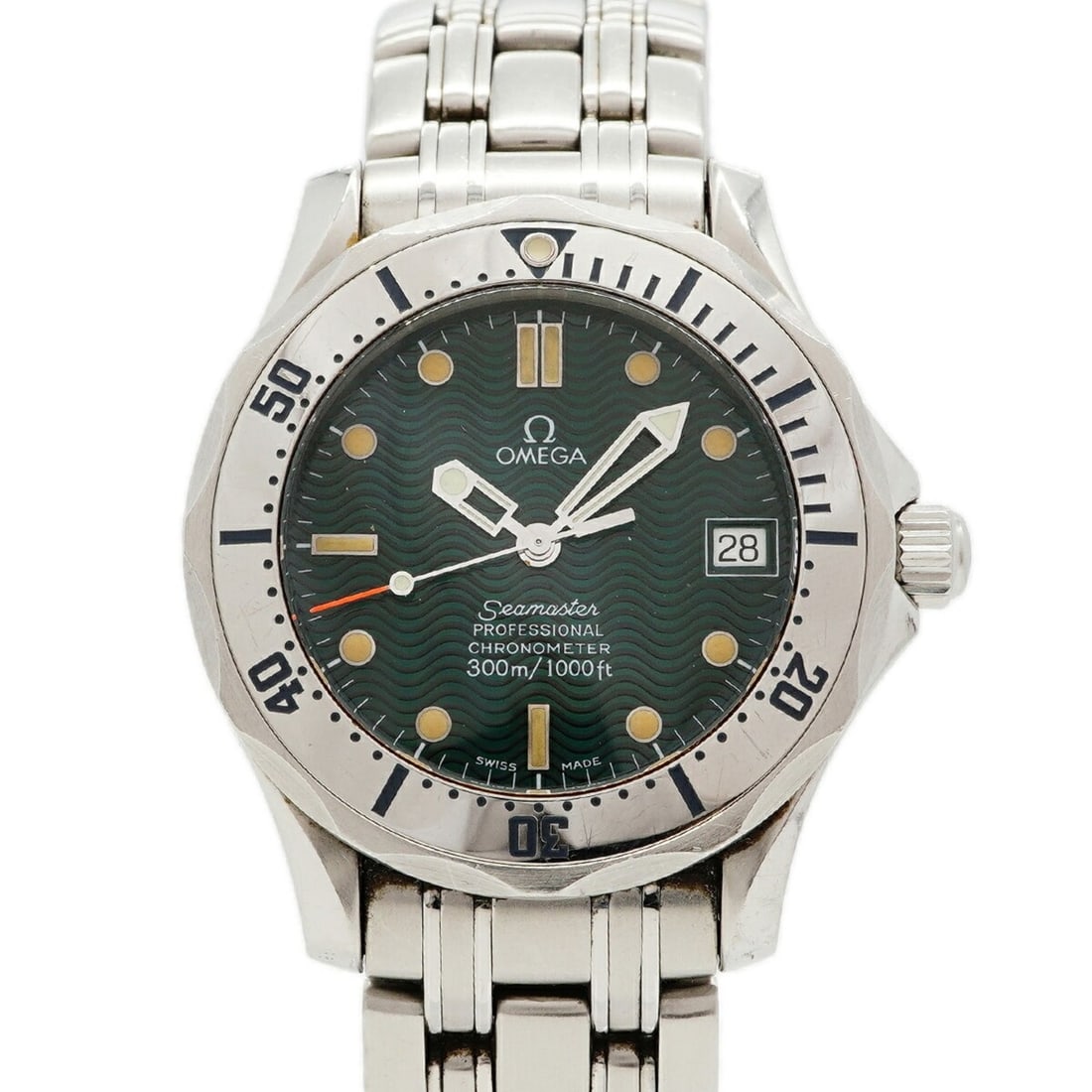 Omega Seamaster 300 Jacques Mayol Limited Edition (3000 pieces) 2553.41 Green Dial Watch (Boys'