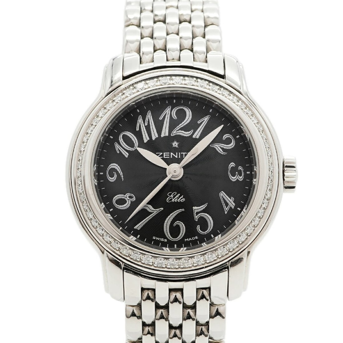 Zenith Elite Baby Star Diamond 16.1220.67 Black Dial Women's Watch (1 of 12)