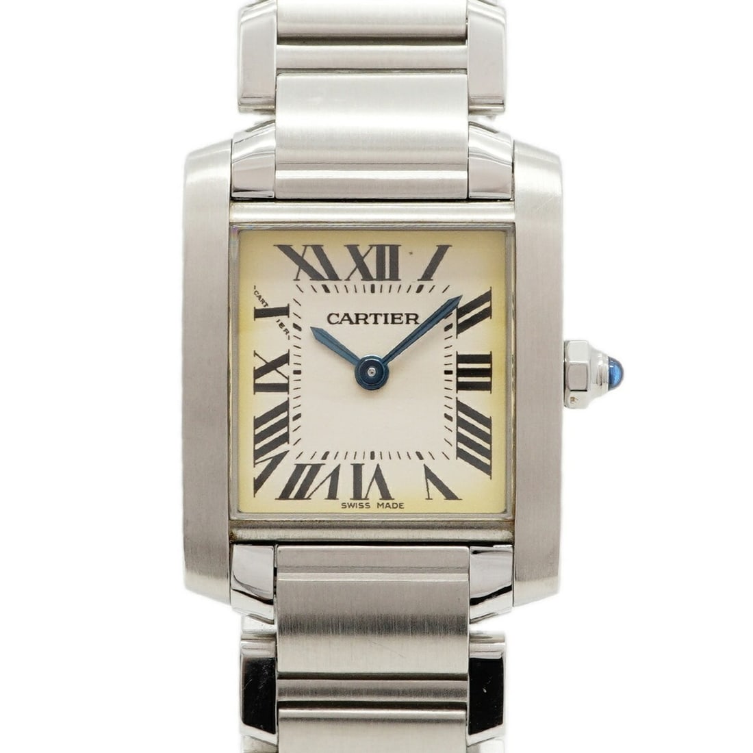 Cartier Tank Française SM W51008Q3 Ivory Dial Women's Watch