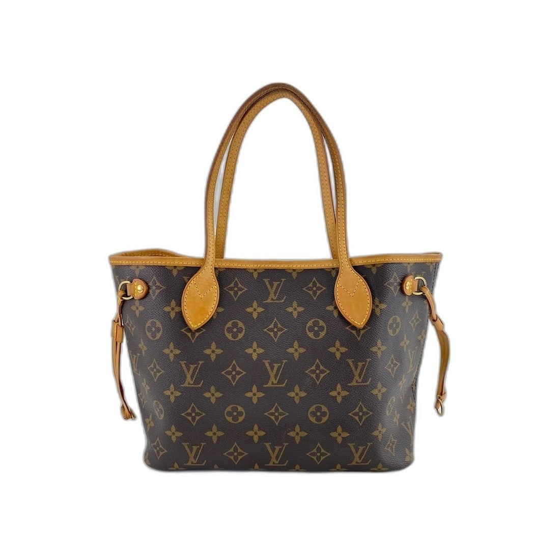 Louis Vuitton Neverfull PM handbag, brown.
