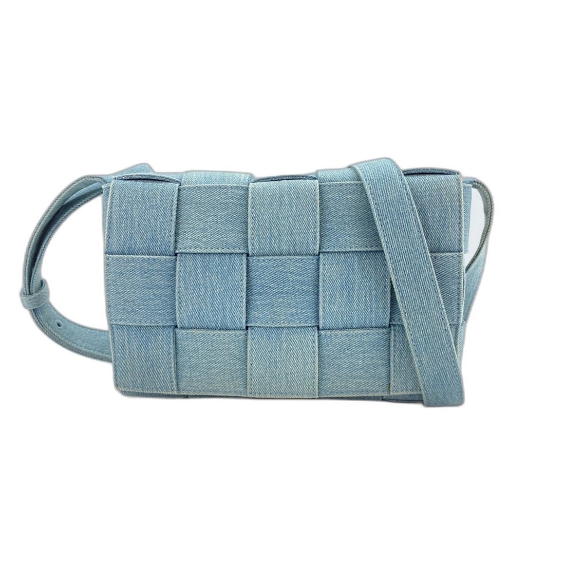 Bottega Veneta Cassette Shoulder Bag, Blue