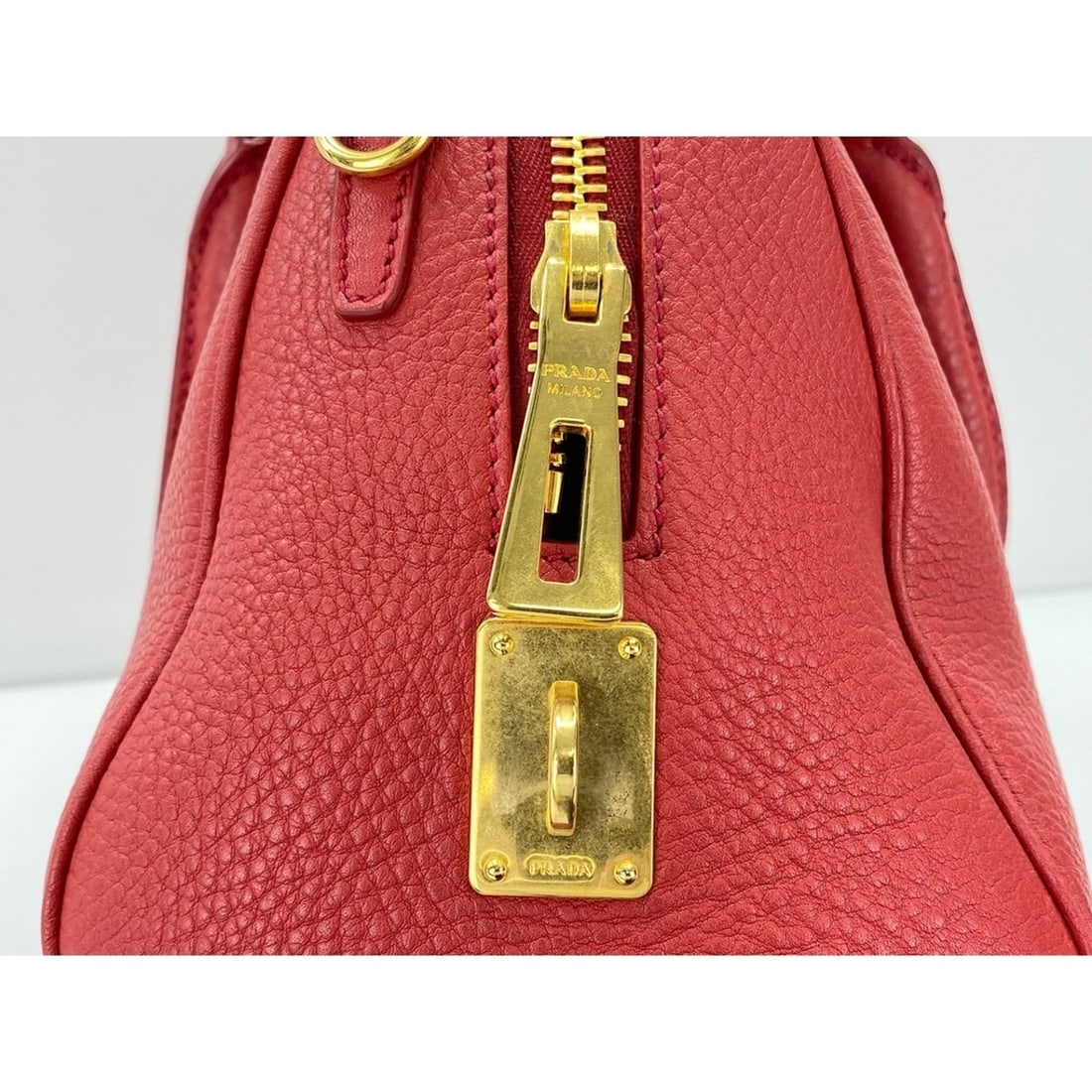 Prada tote bag, red - 10