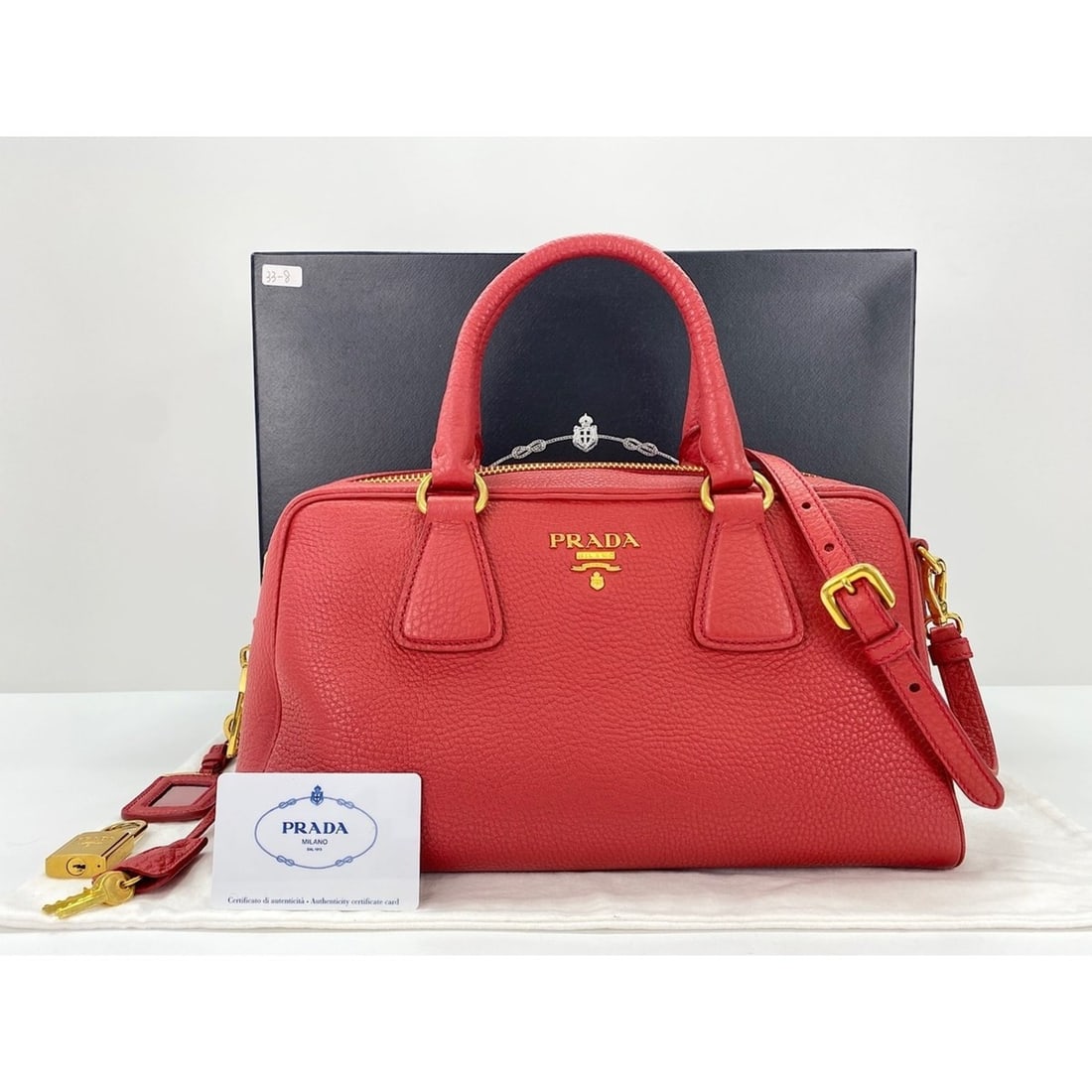 Prada tote bag, red - 14