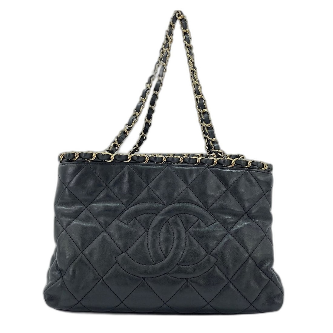 Chanel PTT Shoulder Bag, Black