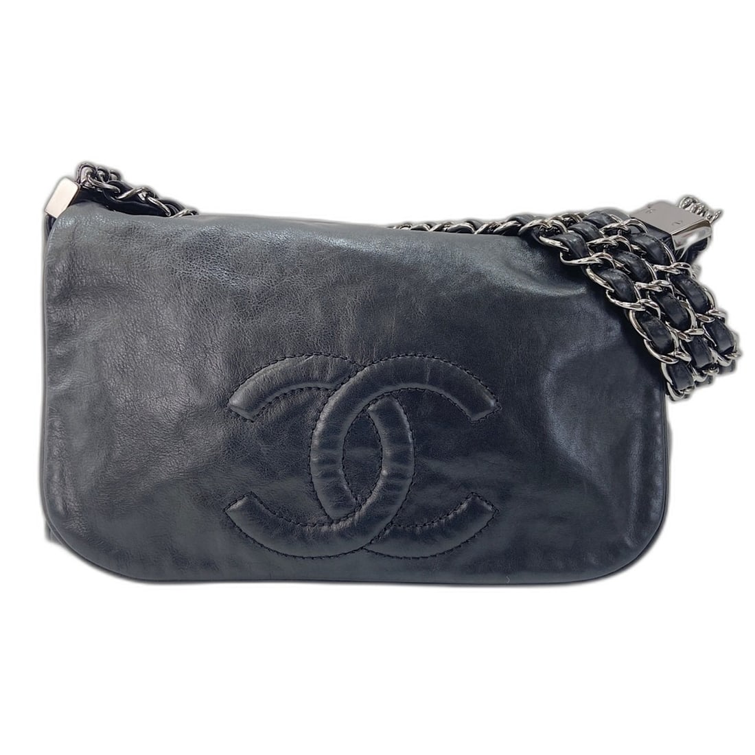 Chanel CHANEL Shoulder Bag Black: --- Catalog ---Category: SizeSize (HxWxD): 15cm x 26cm x 8.5cm / 5.9'' x 10.23'' x 3.34''Category: DesignType: Shoulder bagColor: BlackGender: WomenCategory: GeneralBrand: Chanel--- Item List