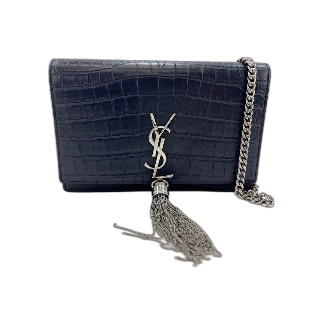 Yves Saint Laurent SAINT LAURENT PARIS Kate Shoulder Bag, Navy: --- Catalog ---Category: SizeSize (HxWxD): 12cm x 19cm x 3.5cm / 4.72'' x 7.48'' x 1.37''Category: DesignType: Shoulder bagColor: NavyGender: WomenCategory: GeneralBrand: Yves Saint Laurent--- Item