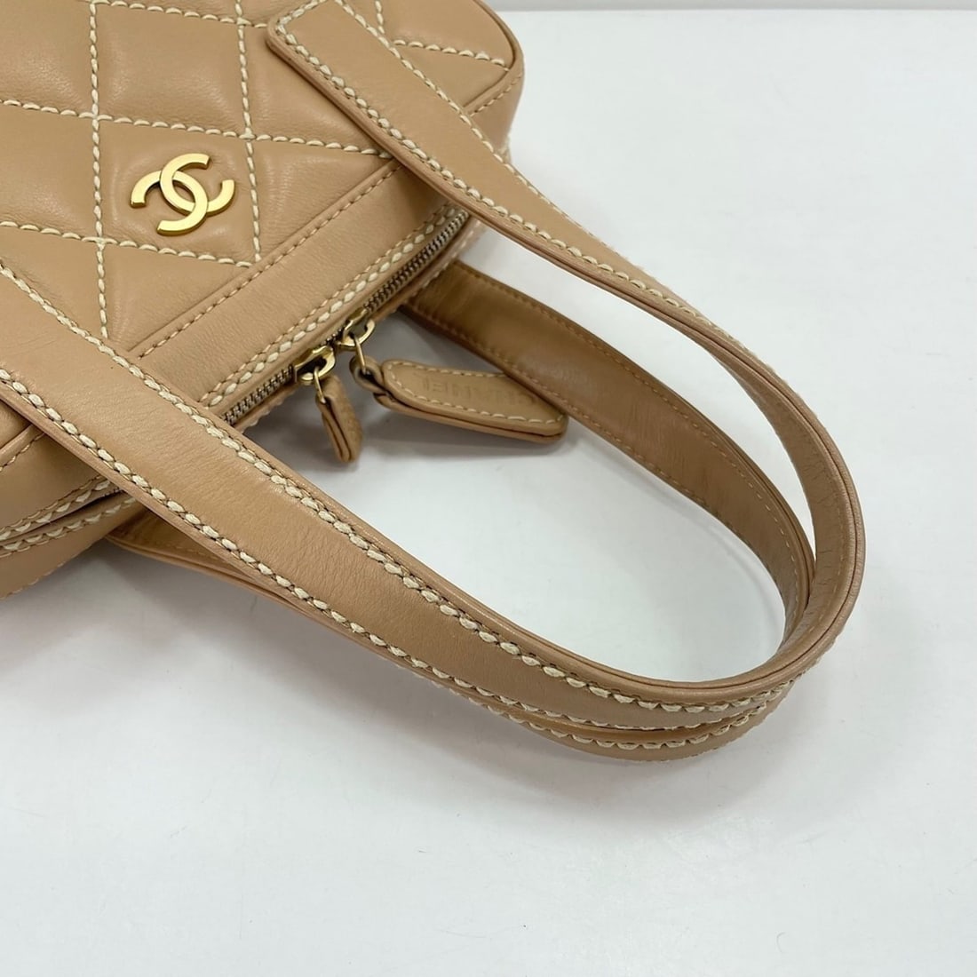 Chanel handbag, beige - 10