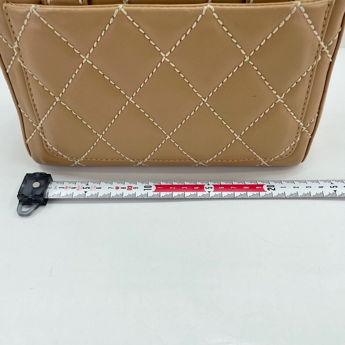 Chanel handbag, beige - 4
