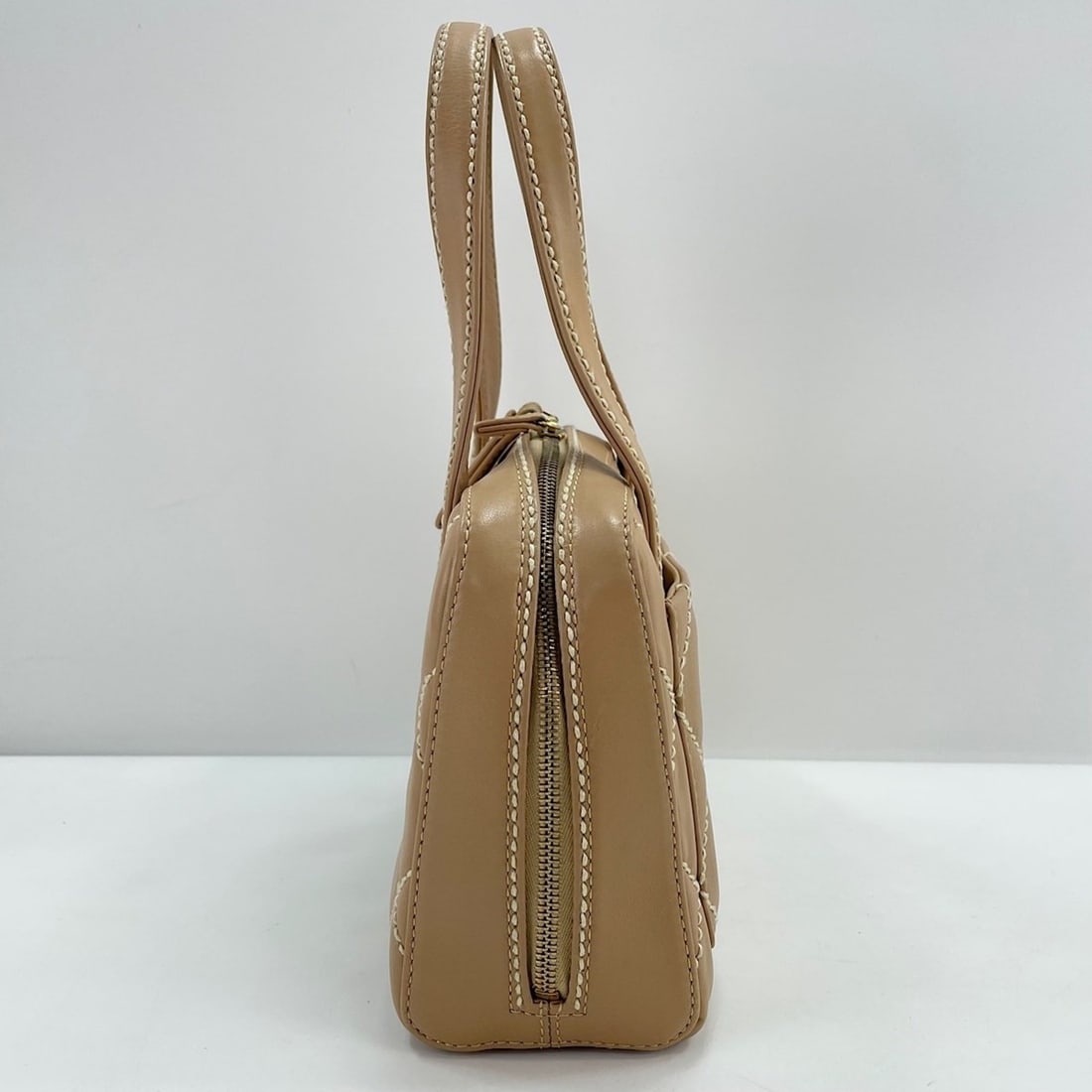Chanel handbag, beige - 5