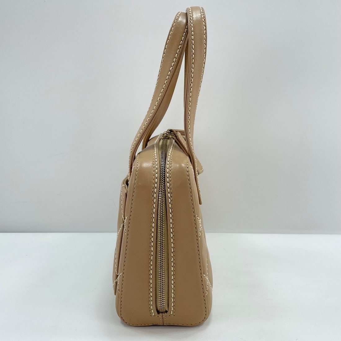 Chanel handbag, beige - 6