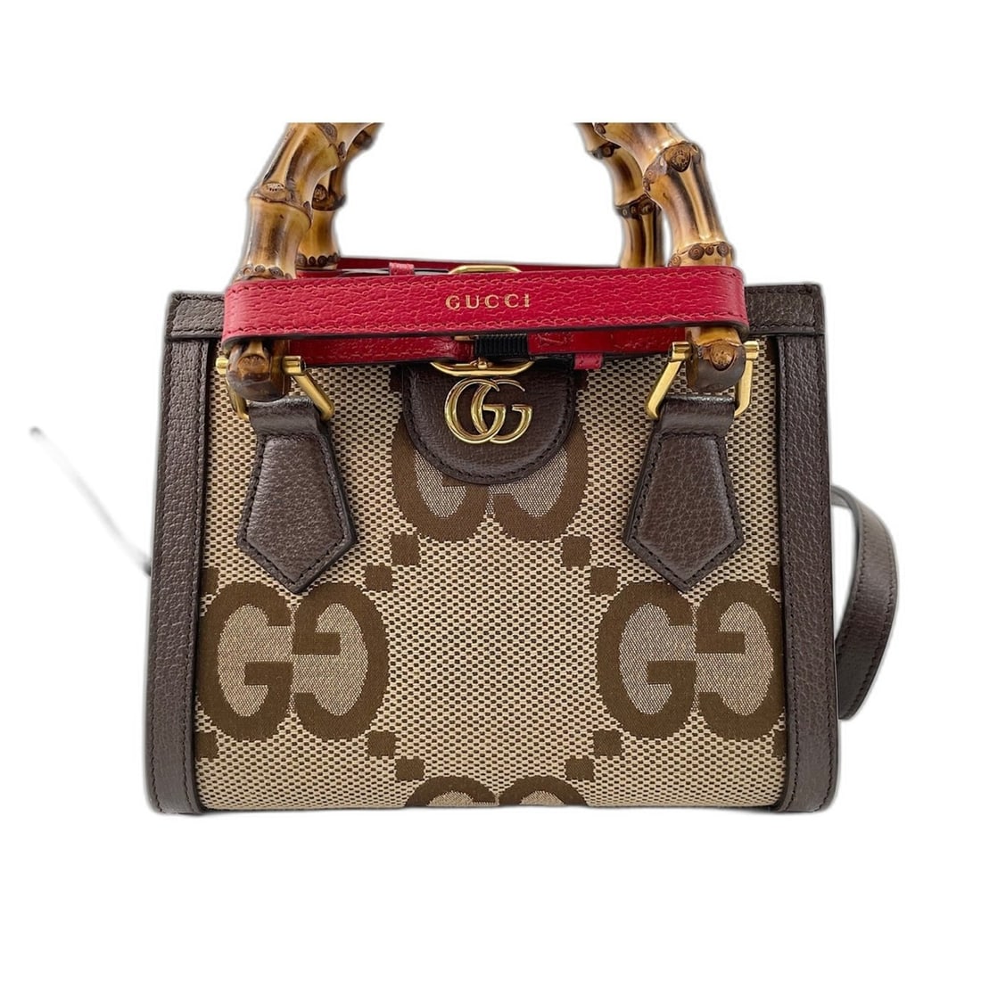 Gucci Diana Jumbo GG Handbag, Black: --- Catalog ---Category: SizeHandle Drop: 8.00cm / 3.15''Size (HxWxD): 16cm x 20cm x 9cm / 6.29'' x 7.87'' x 3.54''Strap Length: 93cm - 108cm / 36.61'' - 42.51''Category: DesignType: HandbagColor: