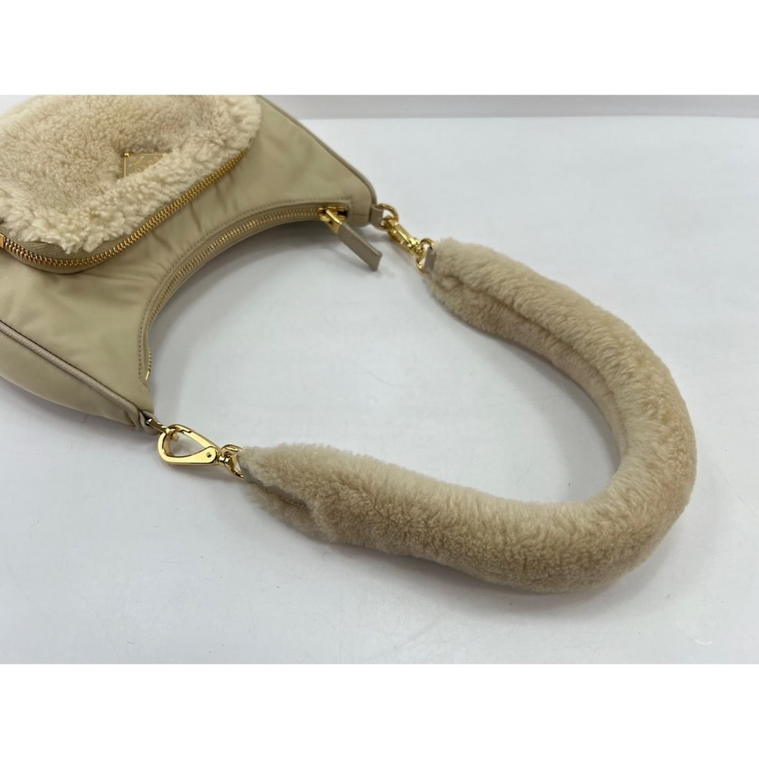 Prada shoulder bag, beige - 10