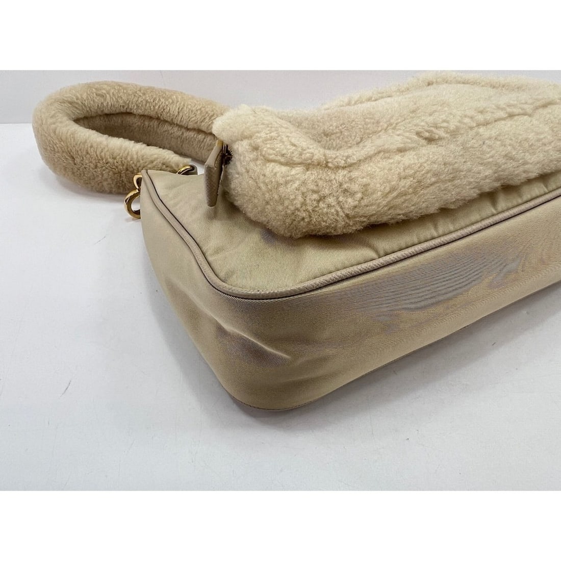 Prada shoulder bag, beige - 8