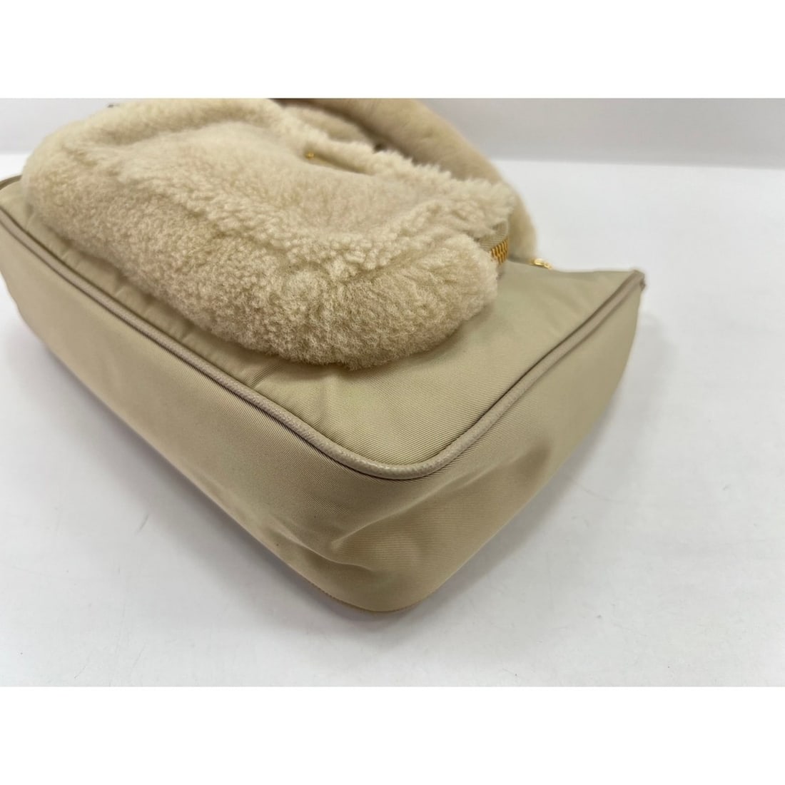 Prada shoulder bag, beige - 9